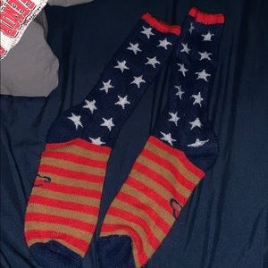 Super soft American flag socks